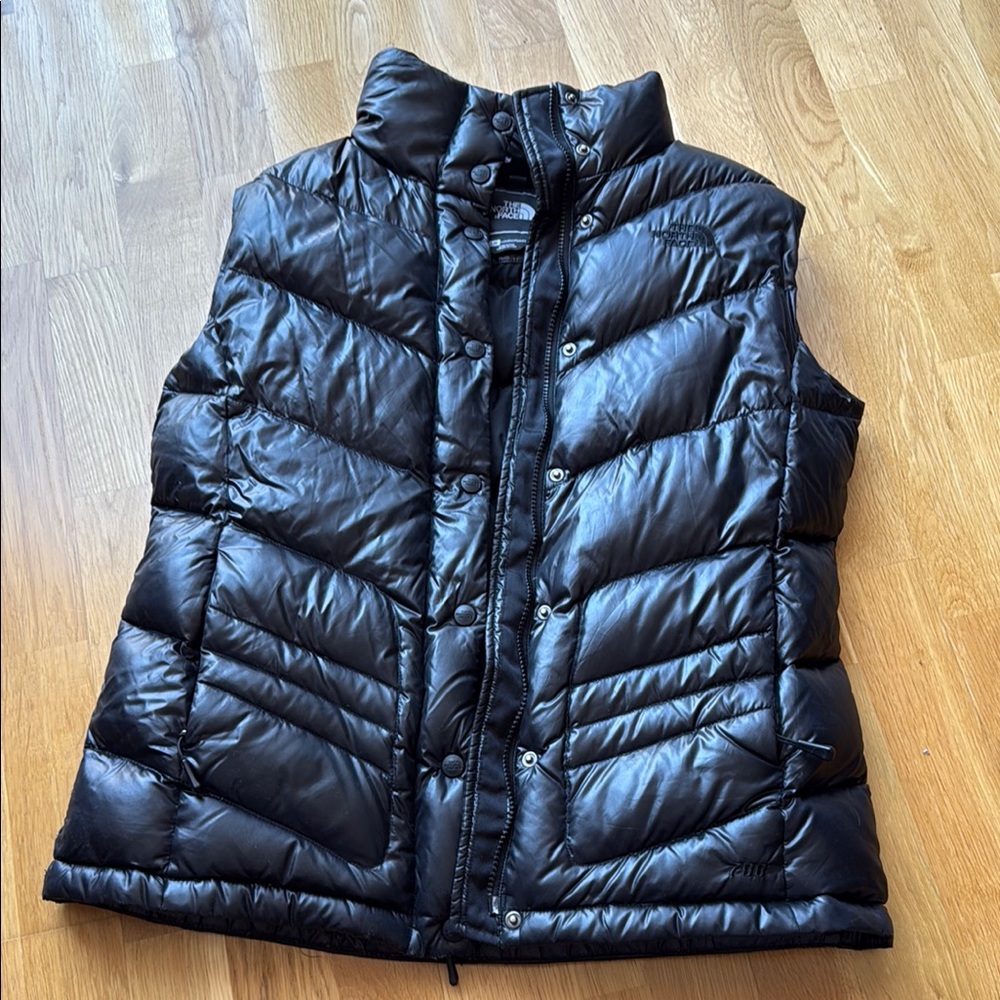Women's Black Puffer Vest